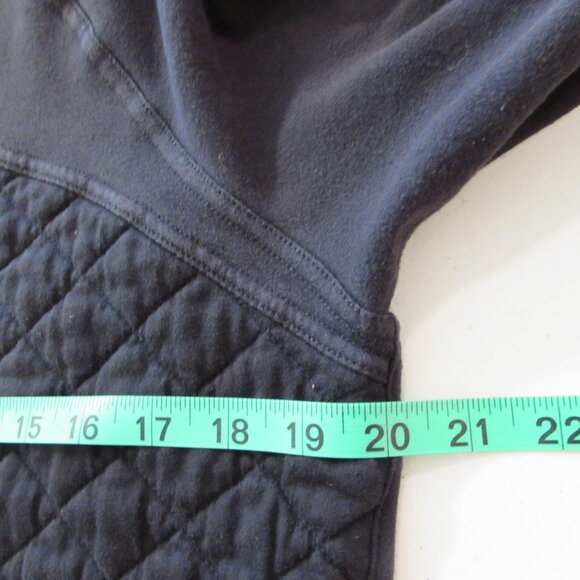 North Face Black Quilted Hoodie Jacket Size Large - Picture 8 of 15